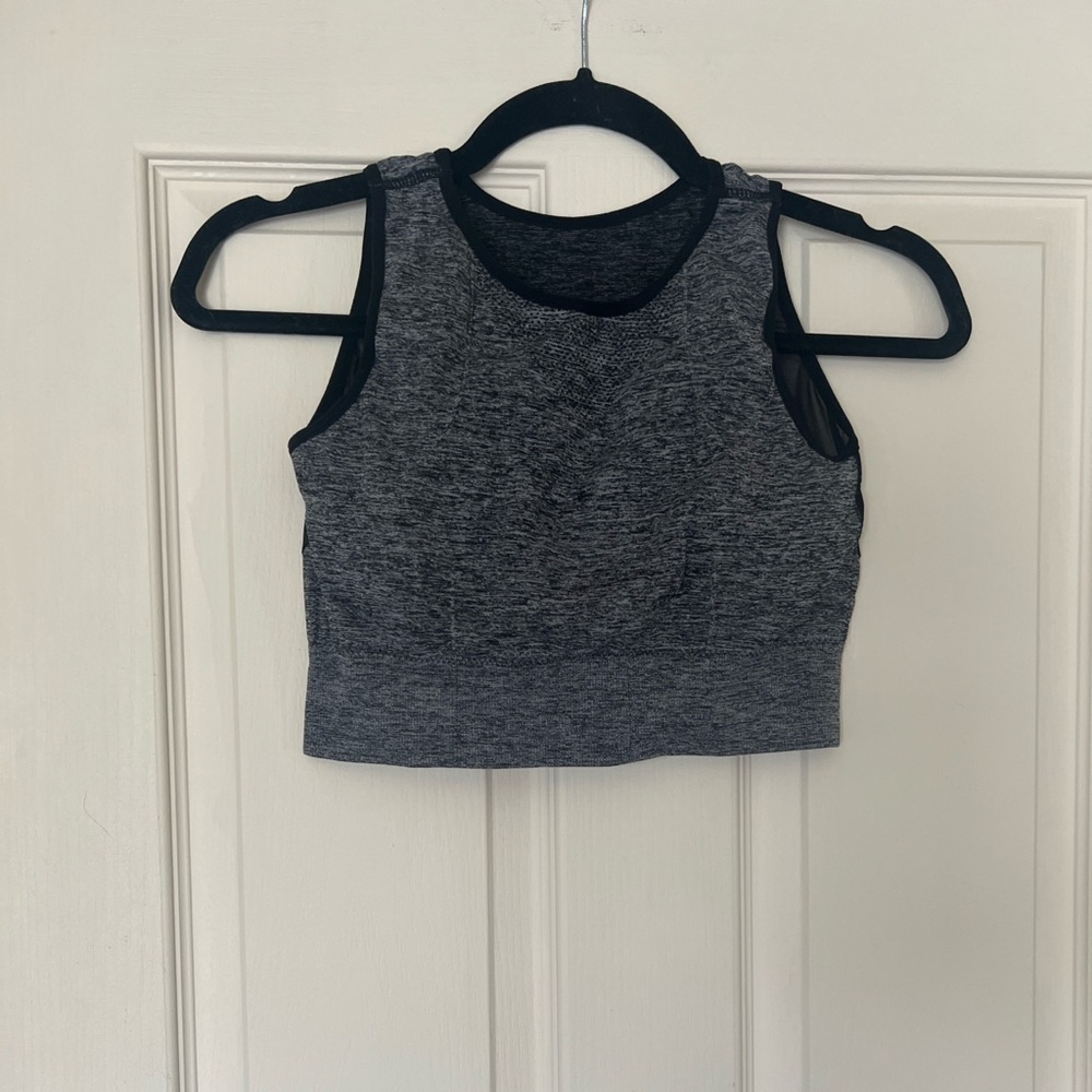 Gray Sleeveless Women's Top